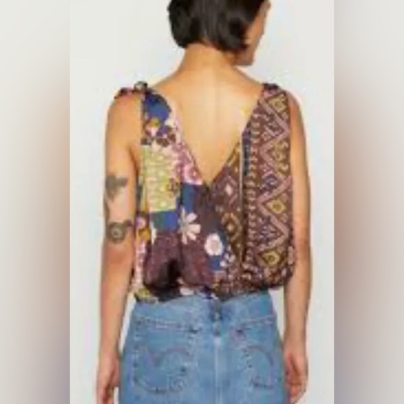 NWT FREE PEOPLE TIED TO YOU TANK TOP - Picture 2 of 6